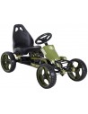 Gokart med pedaler til børn L105 cm - Armygrøn