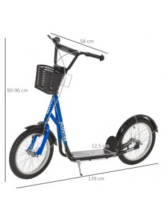 Løbehjul scooter med... 2