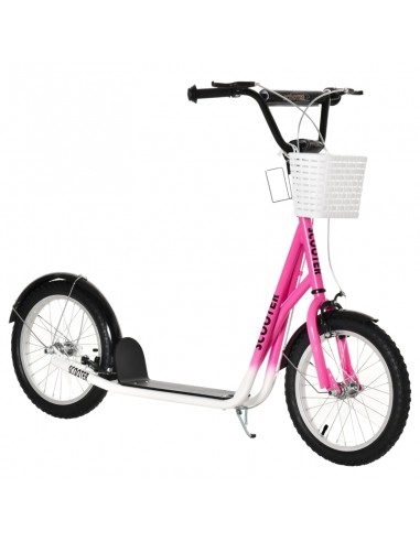 Løbehjul scooter med gummidæk til...