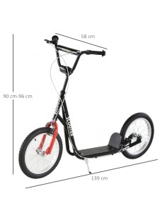 Løbehjul scooter med... 2