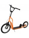 Løbehjul scooter med gummidæk til børn L135 cm - Orange