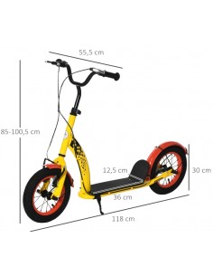 Løbehjul scooter med... 2