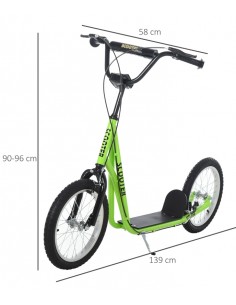 Løbehjul scooter med... 2