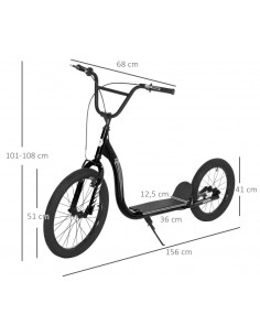 Løbehjul scooter med... 2