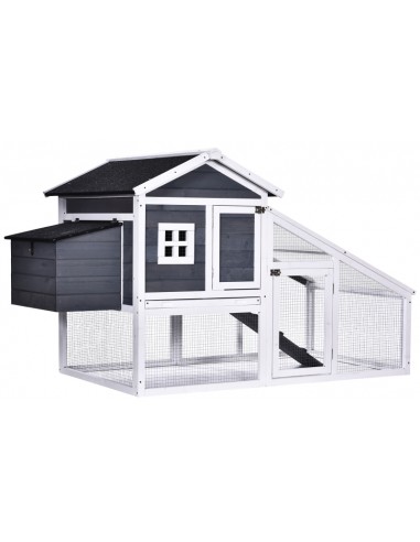 Hønsehus i fyrretræ 175,4 x 95,5 x...