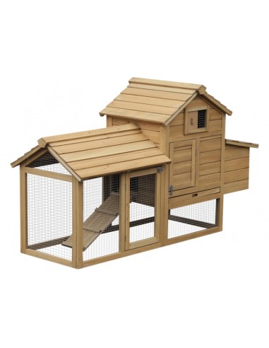Hønsehus i fyrretræ 150,5 x 54 x 87...