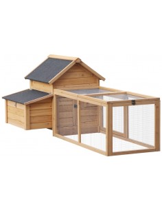 Hønsehus i fyrretræ 180 x...