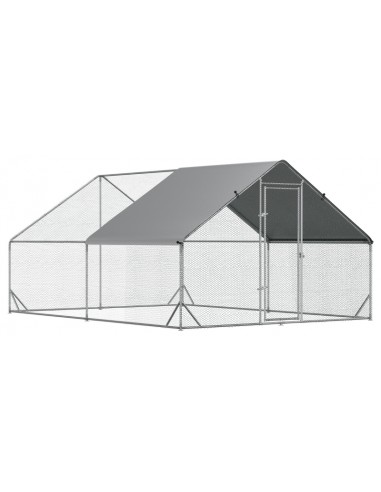 Hønse indhegning i stål 300 x 400 x...