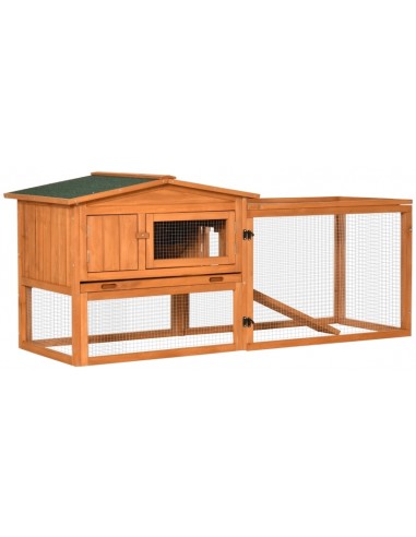 Kaninbur i fyrretræ 156 x 58 x 68 cm...