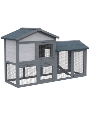 Kaninbur i fyrretræ 147 x 54 x 84 cm...