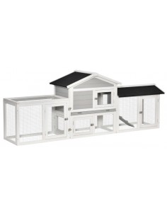 Dværgkaninbur i fyrretræ...