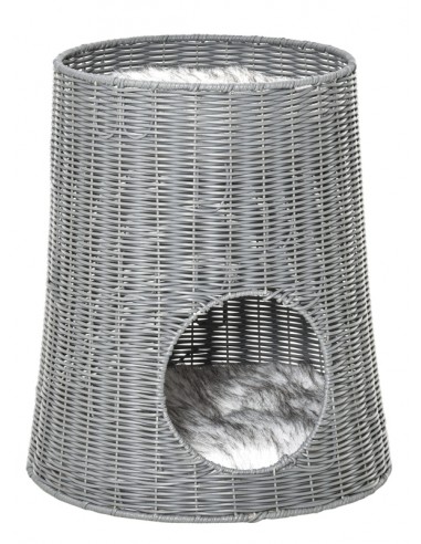 Katteseng i polyrattan og polyester...