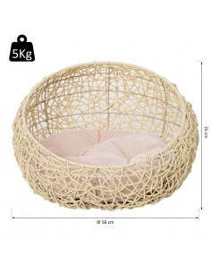 Katteseng i polyrattan og... 2