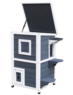 Kattehus i fyrretræ 51 x 51...