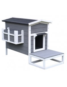 Kattehus i fyrretræ 115 x...