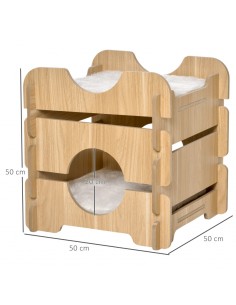 Kattehus i møbelplade 50 x... 2