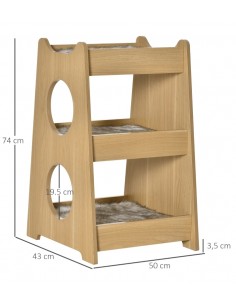Kattehus i MDF 50 x 43 x 74... 2