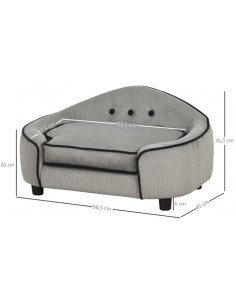 Hundesofa i fyrretræ og... 2