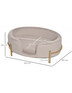 Hundesofa i metal og velour... 2