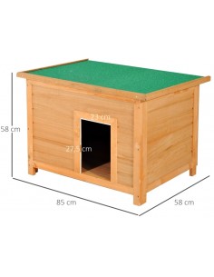 Hundehus i fyrretræ 85 x 58... 2
