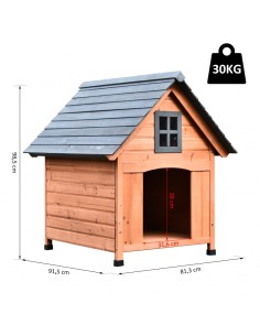 Hundehus i fyrretræ 81,3 x... 2