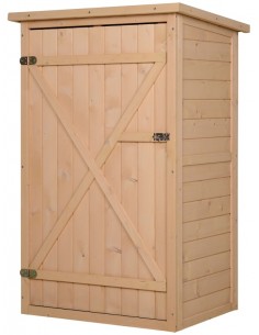 Redskabsskur i træ og...