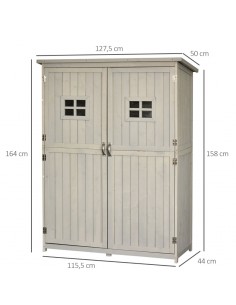 Redskabsskur i træ og... 2