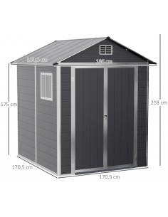 Redskabsskur i aluminium... 2