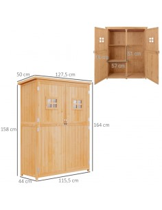 Redskabsskur i træ og... 2