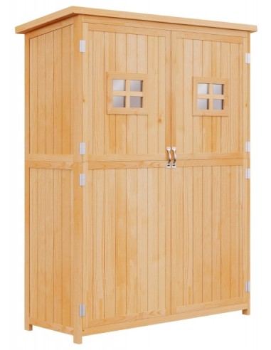 Redskabsskur i træ og tagpap H164 x...