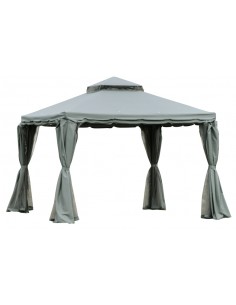 Havepavillon i aluminium og...