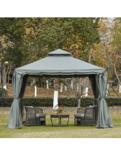 Havepavillon i aluminium og... 2