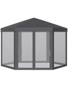 Havepavillon i metal og...