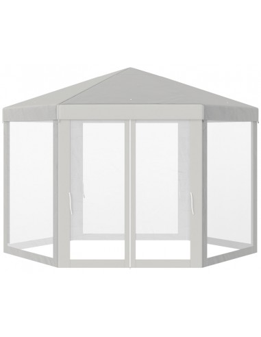 Havepavillon i metal og polyester...