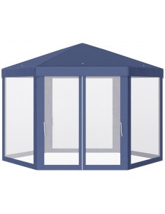 Havepavillon i metal og...