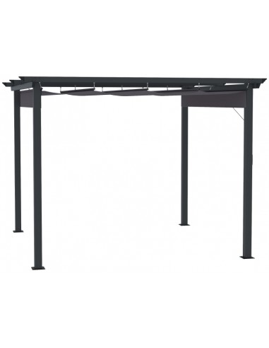 Havepavillon med skydetag i aluminium...