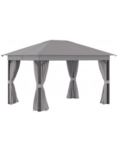 Havepavillon i aluminium og...