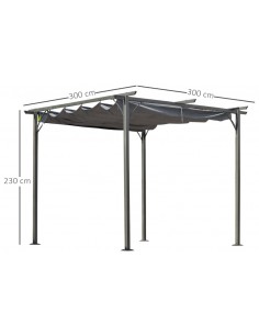 Havepavillon med skydetag i... 2