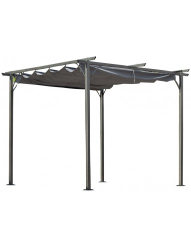 Havepavillon med skydetag i stål og...