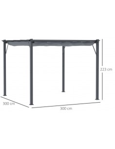 Havepavillon med skydetag i... 2