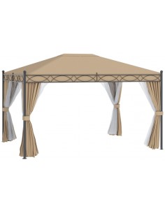 Havepavillon i metal og...