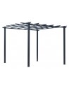 Havepavillon i metal 3 x 3 m - Sort