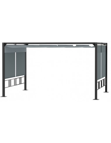 Havepavillon med skydetag i aluminium...