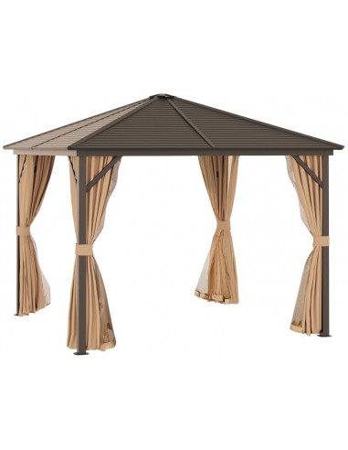 Havepavillon i aluminium og polyester...