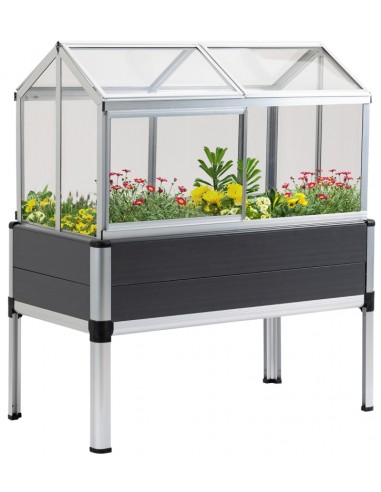 Højbed i aluminium og kunststof...