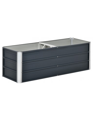 Højbed i stål B125 x D47 x H40 cm -...