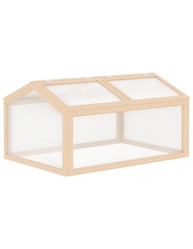 Væksthus i fyrretræ og polycarbonat...