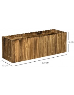 Højbed i fyrretræ B120 x... 2