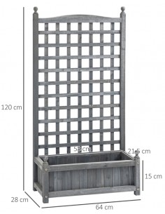 Højbed med espalier i... 2