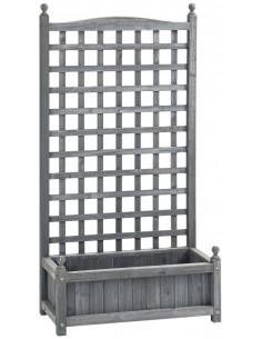 Højbed med espalier i...